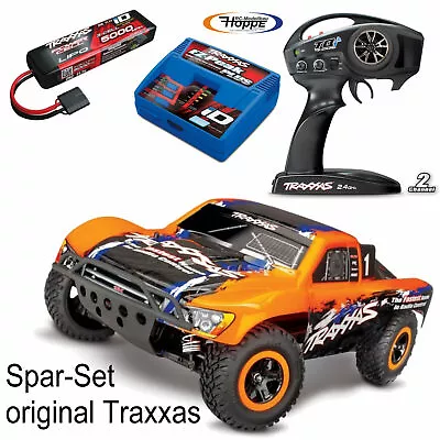 TRAXXAS Slash 4x4 VXL Orange + 1 X 5000 3S Lipo Battery+Charger TRX68086-4ORNG • £426.90