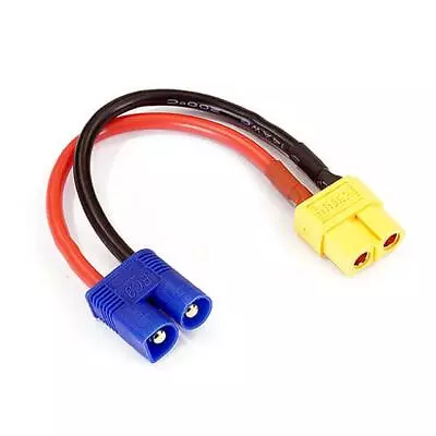 Etronix Female XT60 To Male EC3 Plug Connector Adaptor - ET0842EC3 • £5.75