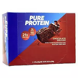 Worldwide Sports Pure Protein Bar Chocolate Deluxe 6 Bars • $11.68