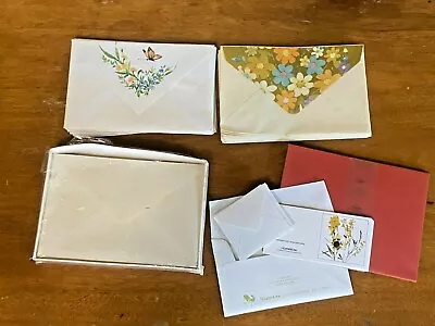 Vintage Lot Greeting Card ENVELOPES Gift Enclosures Butterfly Floral Hallmark • $7.99