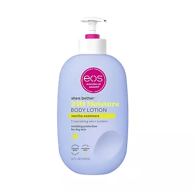 Eos Shea Better Body Lotion For Dry Skin Vanilla Cashmere 16 Fl Oz • $10.89