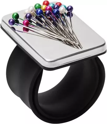 Magnetic Pin Holder Wrist Band Magnetic Wrist Sewing Pincushion With Wristband • $28.88