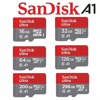 Micro SD Memory Card SAMSUNG Evo Plus SanDisk Ultra 32GB 64GB 128GB 256GB A1 A2 • $24.50