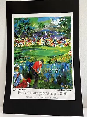 LeRoy Neiman 2000 PGA Championship Valhalla Club Kentucky Signed Golf Art Print • $990