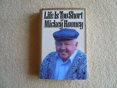 Life Is Too Short By Rooney Mickey Book The Cheap Fast Free Post • £8.99