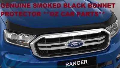 Genuine Smoked Black Bonnet Protector For Ford Ranger Px 2 Wildtrak New • $149