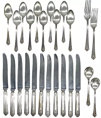 Vintage Lot/25  HER MAJESTY  1847 Rogers Bros. IS Silverplated Silverware Set • $19.99