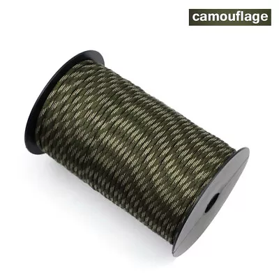 100FT 328FT 4mm 9 Strand Army Military 550 Paracord Reel Tent Camping Climb Rope • £5.49