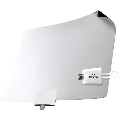 Mohu MH-110029 Leaf Plus Amplified Indoor HDTV Antenna (White) • $59.99