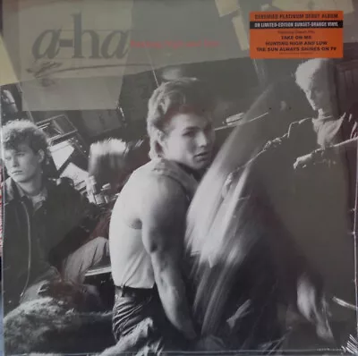 A-ha – Hunting High And Low - Orange LP Vinyl Record 12  - NEW Sealed • $28.65