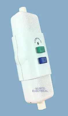 In Line RCD Safety Trip Switch With Test & Reset Switch • £25.45