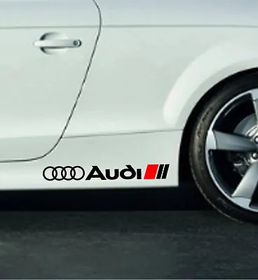 Audi A3 A4 A5 A6 A8 S4 S5 S6 RS4 S Line Q3 Q5 Q7 TT Decal Sticker Emblem Logo B • $34.95