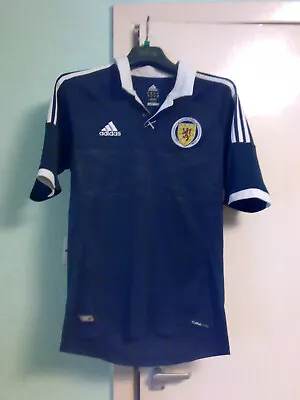 Adidas Scotland International Blue Climacool Home Shirt UK Medium • £10.49