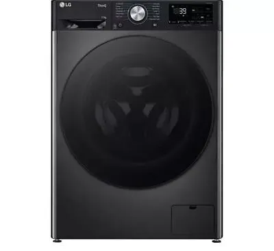 LG TurboWash With AI F4Y711BBTN1 Washing Machine - Platinum Black - REFURB-B • £506.85