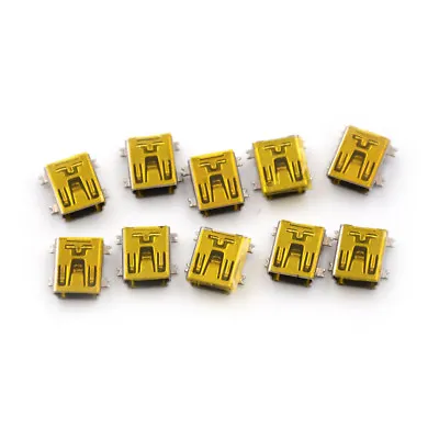 10Pcs Mini USB Type B Female Socket 5 Pin Right Angle DIP Jack Connect~RZ • $6.78