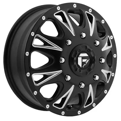 1 17 Inch Black Wheels Rims Ford F350 Dually 8x200 Fuel Throttle D513 FRONT • $433