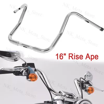 16  Rise APE Hangers Bar 1-1/4  Handlebar For 2008-2017 DYNA FAT BOB FXDF • $89.18