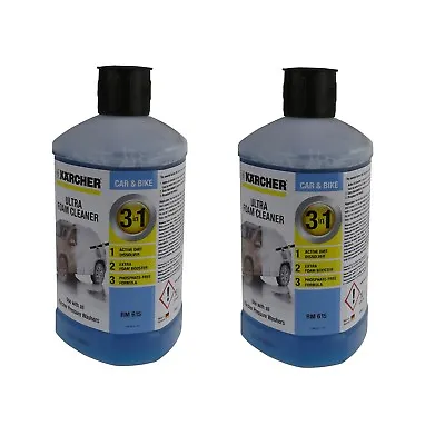 2 Karcher Pressure Washer Car Cleaner Ultra Snow Foam Cleaning Detergent Shampoo • £18.99