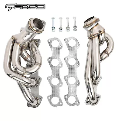 FAPO Shorty Headers For 97-03 Ford F150 5.4L 330 V8 XL XLT FX4 King Ranch Lariat • $199.99