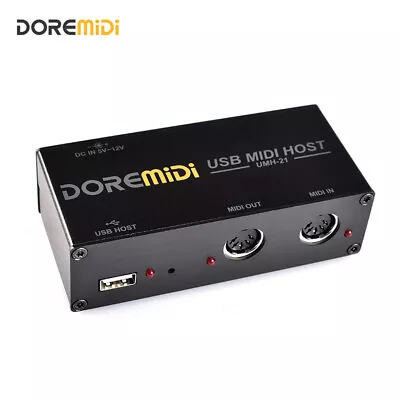 DOREMiDi High-Speed USB MIDI Host Box MIDI Host USB To MIDI Converter UMH-21 • $62