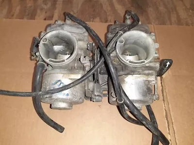 Set Of Used Carburetors For Early Model Yamaha XS650 Twin Cylinder Motorcycle • $89.95