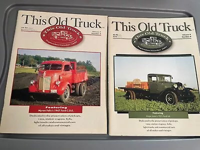 This Old Truck Vintage Magazines - 2 Issues 1999 2001 • $8.99