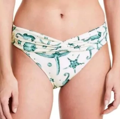 Agua Bendita Sea Life Starfish Seahorse Bikini Swim Bottoms • $18