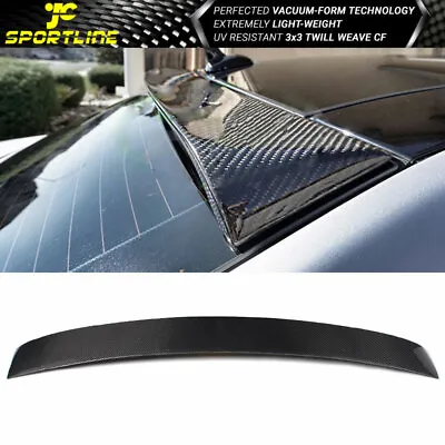 Fits 10-16 Mercedes-Benz W212 E Class Sedan 4 DR Rear Roof Spoiler Carbon Fiber • $138.99