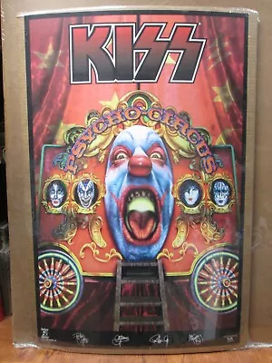 Vintage Kiss Psycho-circus 1998 Signature Superstars Rock Band Poster 14634 • $126.42