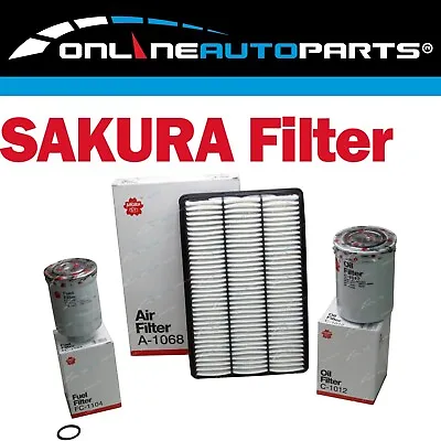 Oil Air Fuel Filter Kit For Pajero NS NT NX NW 4M41T 3.2L Diesel 10/2006~2015 • $52.95