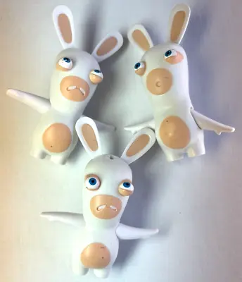 McDonalds Rabbids Invasion Happy Meal Toy Figure Lot Of 3 A7 • $7.50