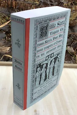 Biblia Sacra Latin Vulgate Clementine Edition Catholic Illustrated Bible Reprint • $39.99