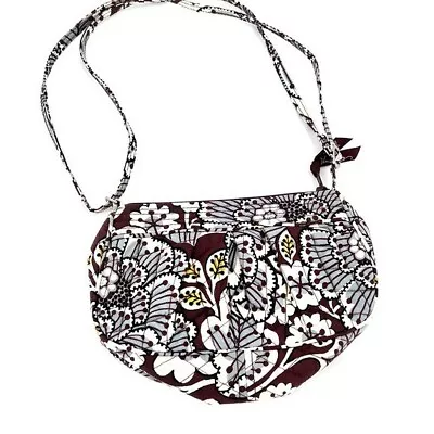 NWOT Vera Bradley Frannie Convertible Shoulder Bag Slate Blooms Purse Crossbody • $24.80