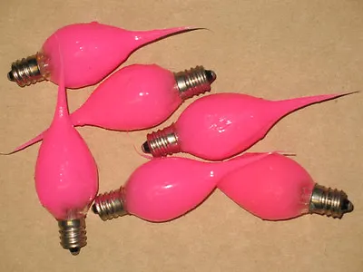 $8.50 • Buy 5 Watt Primitive Pink Silicone Bulb Set Of 6