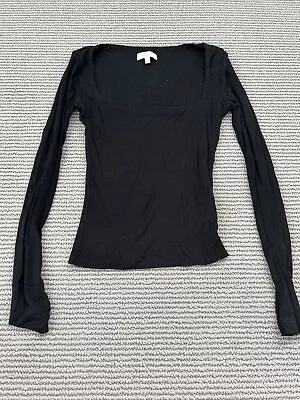 Kookai Black Square Neck Top Size 0 • $10