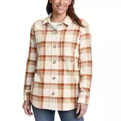 Eddie Bauer Ladies' Microfleece Button-Up Shirt • $19.49