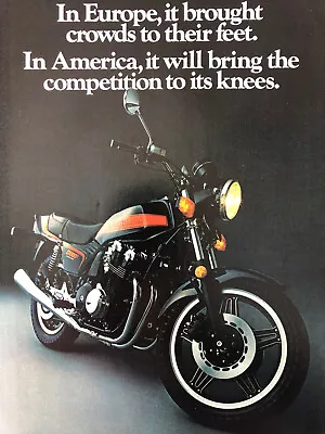 Vintage 1981 Honda Motorcycle Original Color Ad A337 • $5.65