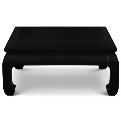 US SELLER - Black Rosewood Ming Rectangular Coffee Table • $1798