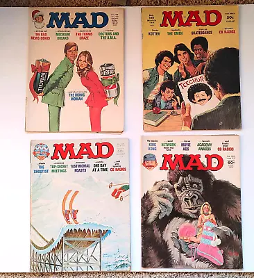 Vintage MAD Magazine 1977 Lot Of 7 - No. 188-190 192-195 • $30