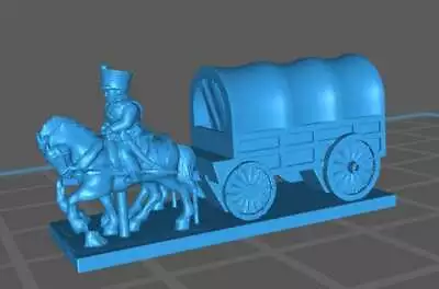 French Supply Wagon - War Games And Dioramas - Historical Wargaming - Resin 6 Mm • $2.50