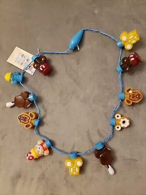 Disney Parks Snack Lights Light Up Necklace Disneyland Food Waffle TESTED WORKS • $19