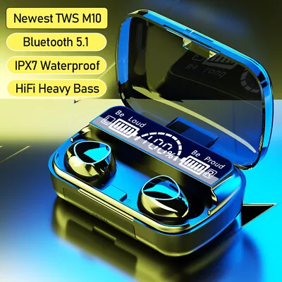 $19.95 • Buy Bluetooth Wireless Headphones Earphones For Earpods Sports IOS Android Earbuds