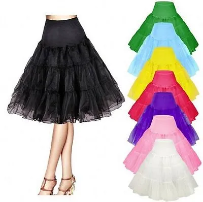 £13.37 • Buy Retro Underskirt/50s Swing Vintage Petticoat/Rockabilly*Tutu/Fancy Net Skirt 26 