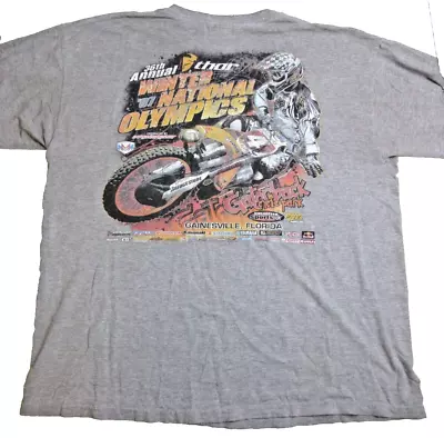 Vtg Motorcross Shirt Adult Extra Large 2009 Gainesville Florida Supercross Mens • $18.04