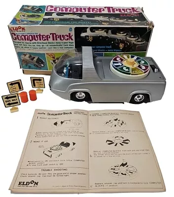 Eldon Computer Truck Battery Operated Toy With Box & Manual Working Vtg 1970 • $49.95