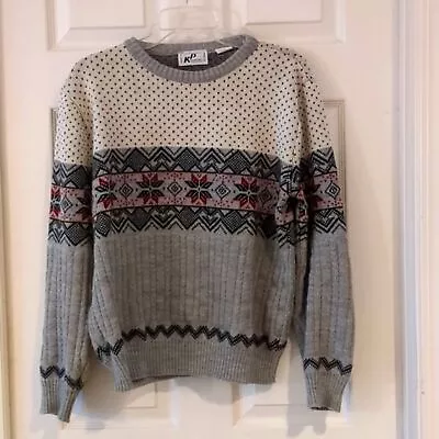 Vintage Fair Isle Sweater Size M • $30