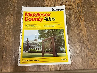 Hagstrom Middlesex County New Jersey Map Atlas 1983 NJ • $29.99