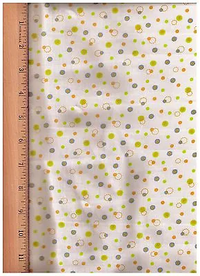 $8.99 • Buy White Dots & Circles Looney Tunes Bugs Bunny By David Textiles Bty PRICE REDUCED