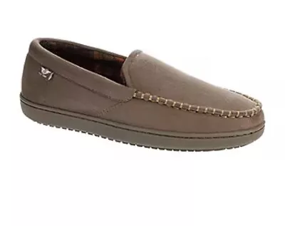 New Men’s Dockers Brown Moccasin Slippers Sz Large 9/10 • $25