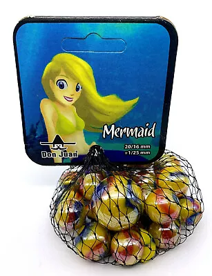 Net Bag 21 Mermaid Glass Marbles From Netherlands Vacor Don Juan Spumoni In US  • $44.95